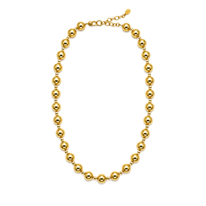 Halskette Damen Gold Lilou goldfarben - Detail Karabinerverschluss