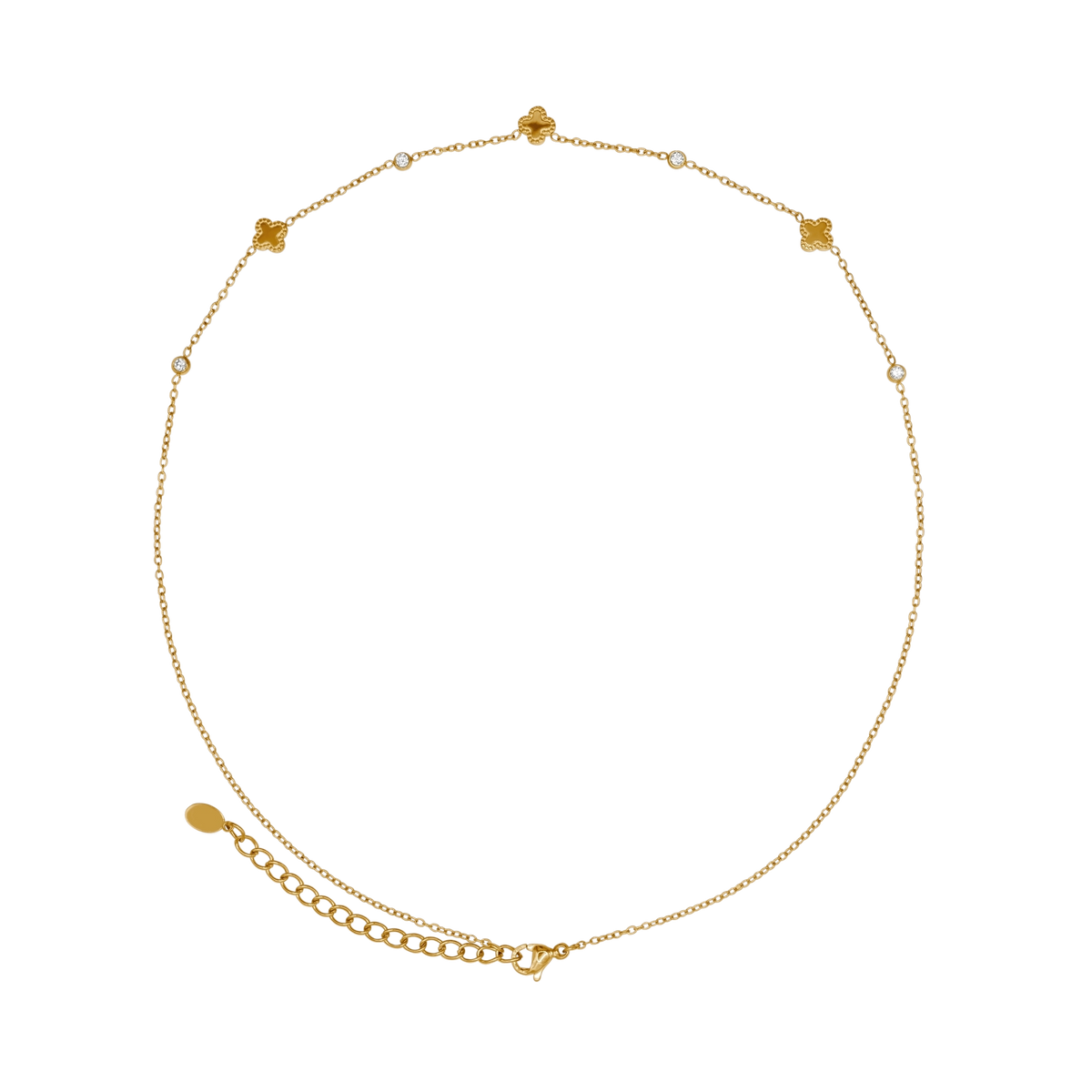 Kette Damen Edelstahl Alizee Gold in der gratis Geschenkbox