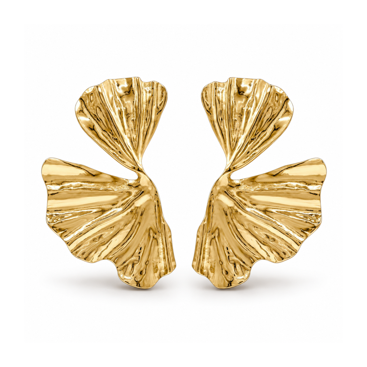 Minimalistische Ohrstecker Gold – Heideman Daria