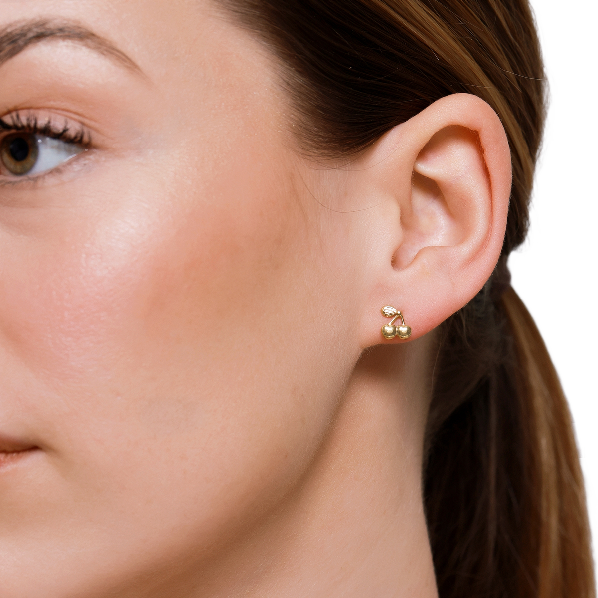 Ohrringe Damen Edelstahl Eleni Gold Detailansicht