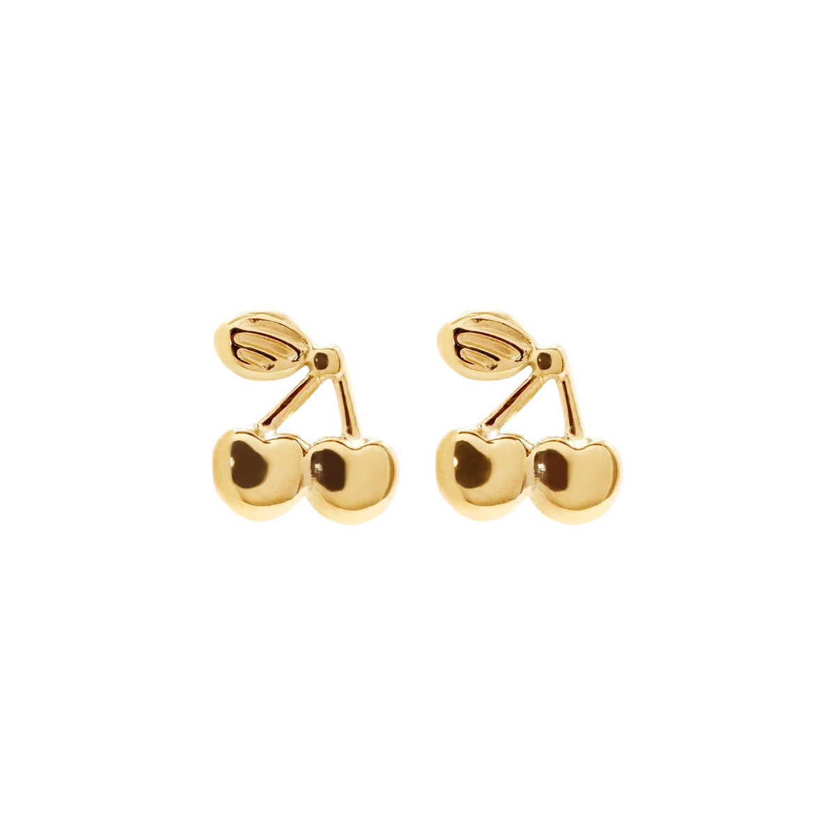 Ohrringe Damen Edelstahl Eleni Gold Steckverschluss Detail