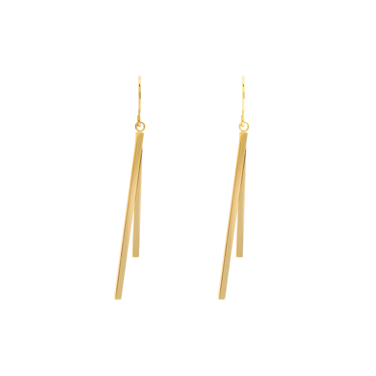 Ohrringe Damen Gold Nessi mit Steckverschluss