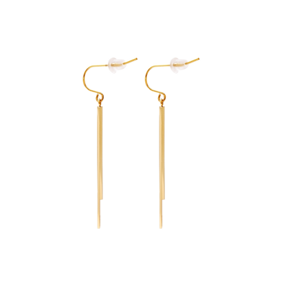 Ohrringe Damen Gold Nessi in der Heideman Geschenkbox