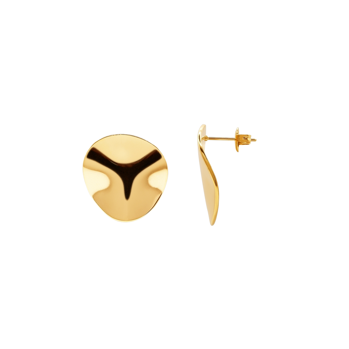 Ohrringe Damen Edelstahl Lani in Gold – Produktansicht