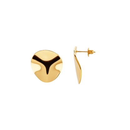 Ohrringe Damen Edelstahl Lani in Gold – Produktansicht