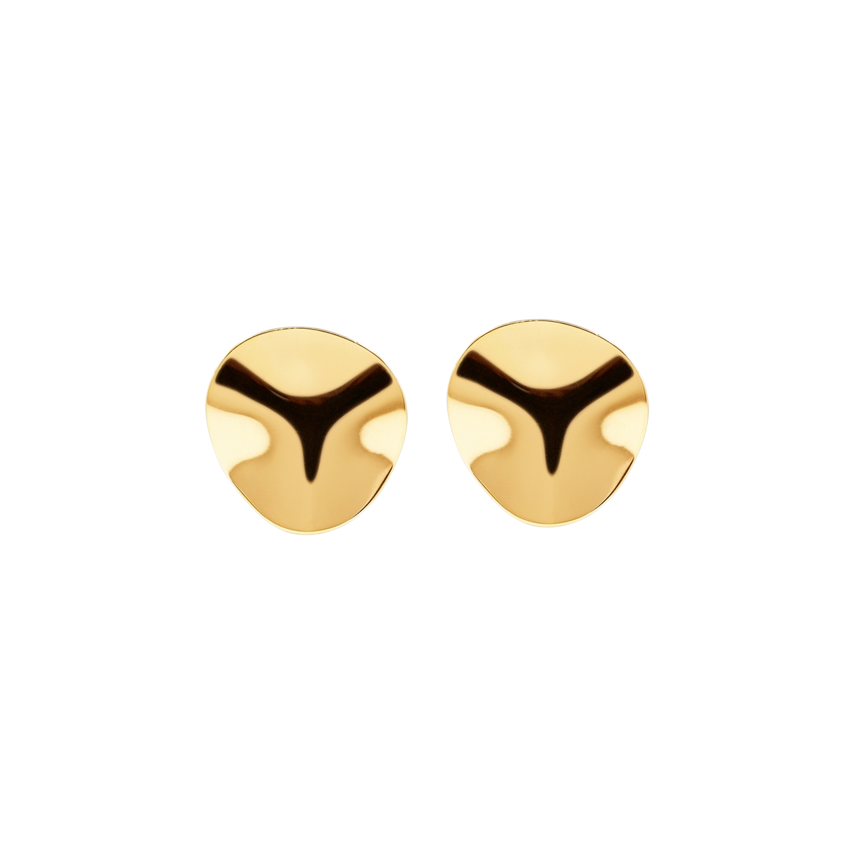 Ohrringe Damen Edelstahl Lani in Gold – Detail des Steckverschlusses