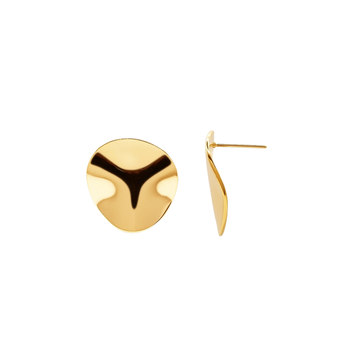 Ohrringe Damen Edelstahl Lani in Gold – gestylt im Look