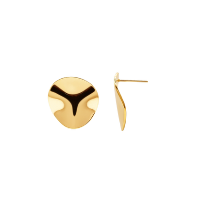 Ohrringe Damen Edelstahl Lani in Gold – gestylt im Look