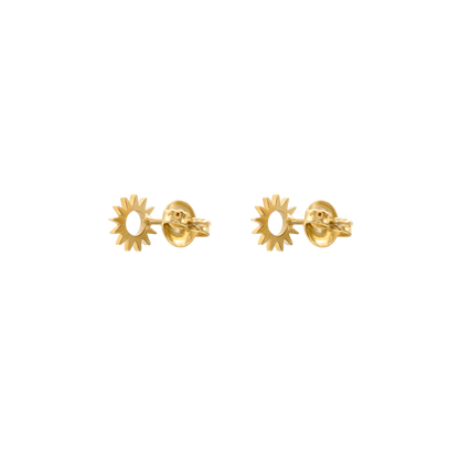 Ohrringe Damen Edelstahl Veda in Gold – mit Geschenkbox