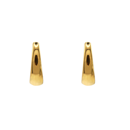 Ohrringe Damen Edelstahl Amara in Gold - Detail des Klappverschlusses
