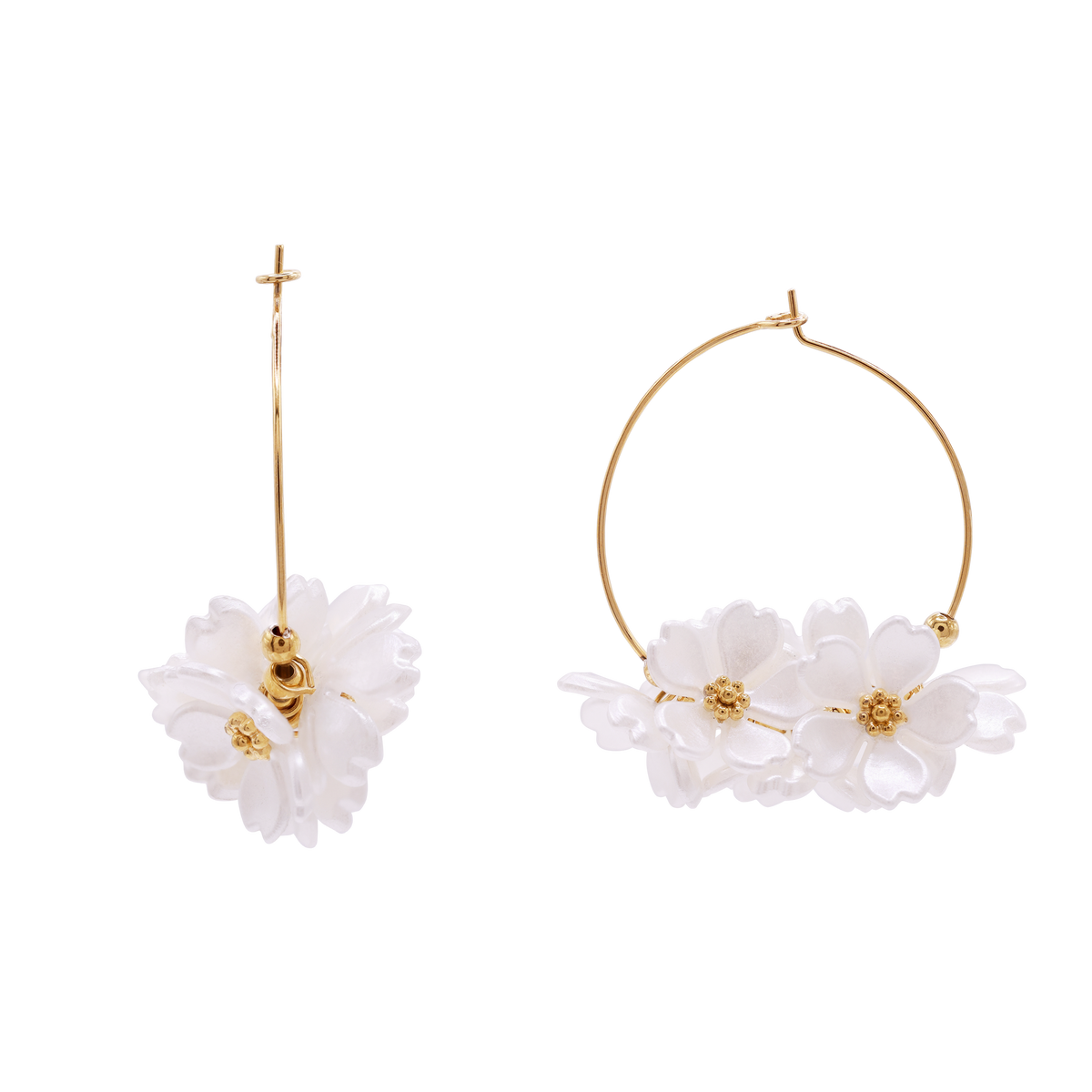 Ohrringe Damen Edelstahl Luciana in Gold – Produktansicht