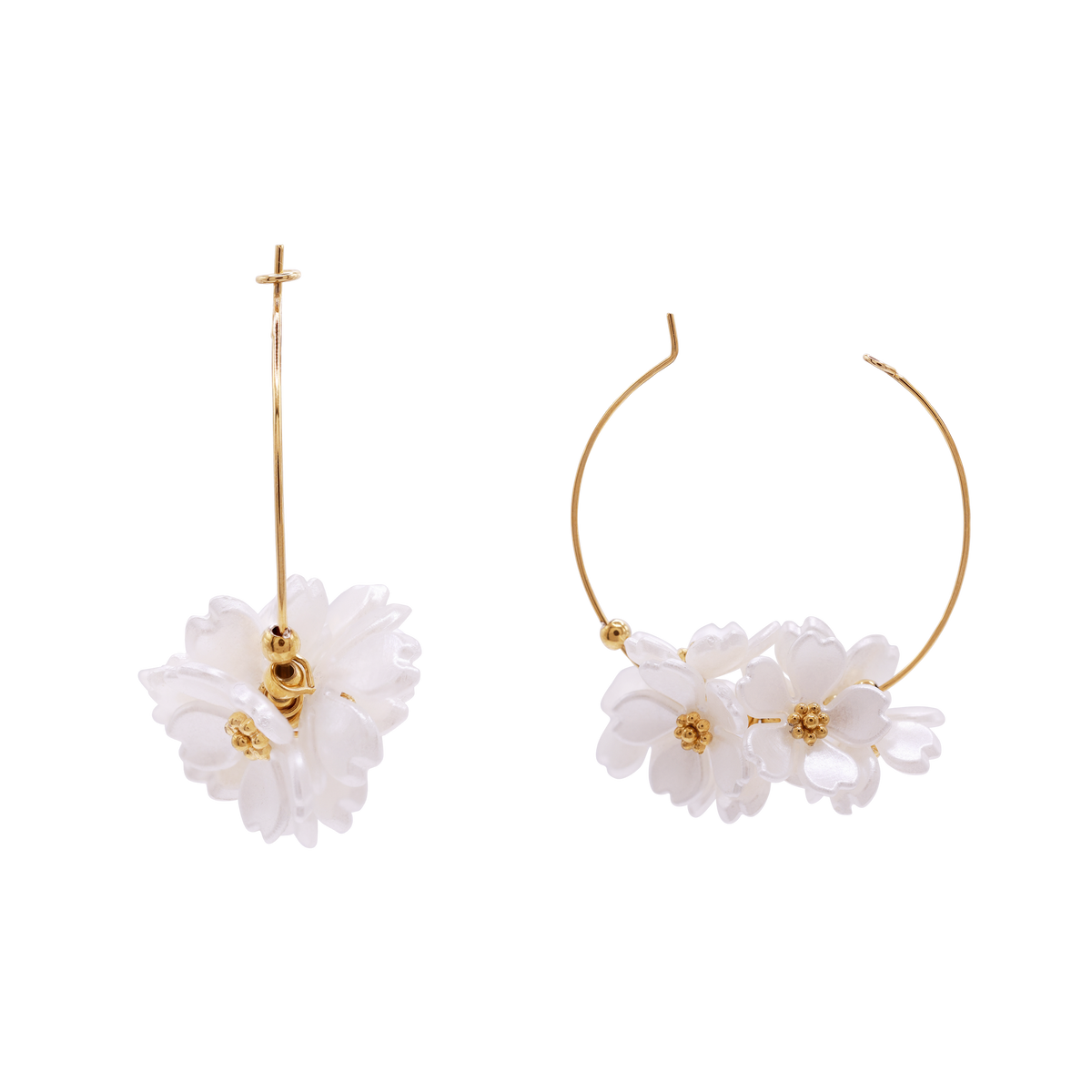 Ohrringe Damen Edelstahl Luciana in Gold – gestylt im Look