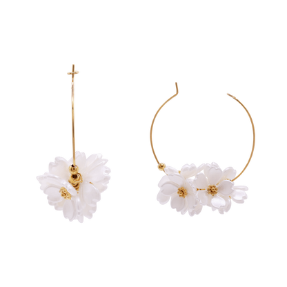 Ohrringe Damen Edelstahl Luciana in Gold – gestylt im Look