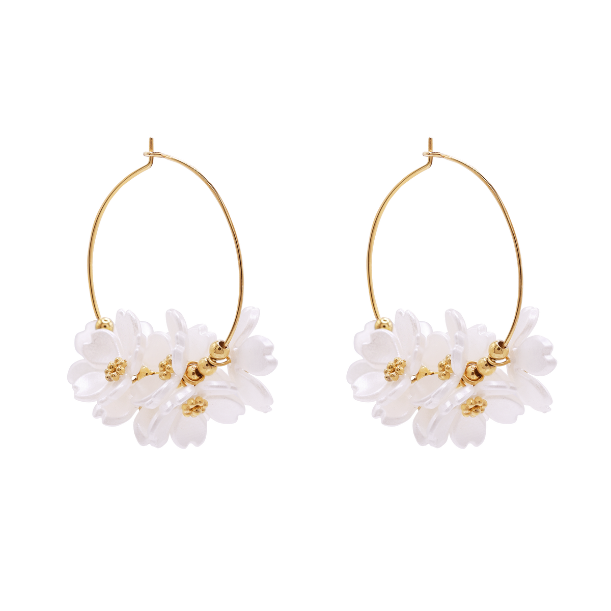 Ohrringe Damen Edelstahl Luciana in Gold – mit Geschenkbox