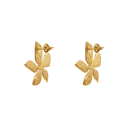 Ohrringe Damen Edelstahl Levia in Gold - in der Heideman Geschenkbox