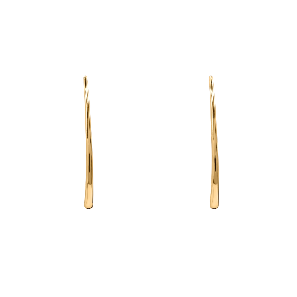 Ohrringe Damen Edelstahl Sveva Gold - Verschluss im Detail