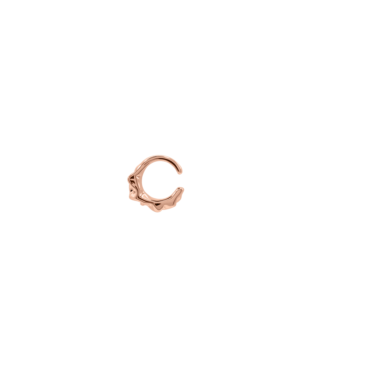 Ohrringe Damen Edelstahl Celeste in Rosé - Verschluss im Detail