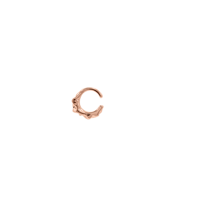 Ohrringe Damen Edelstahl Celeste in Rosé - Verschluss im Detail