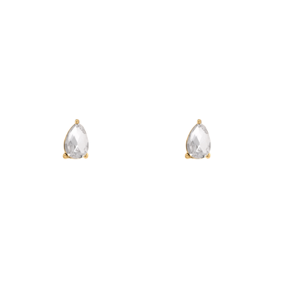 Ohrringe Damen Edelstahl Malys Gold - Detail des Verschlusses