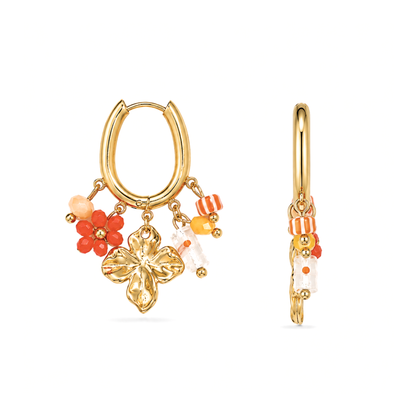 Ohrringe Damen Gold Nayra goldfarben - Produktansicht