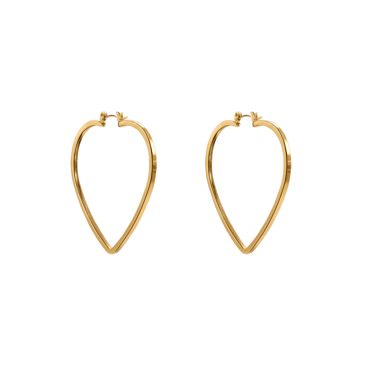 Ohrringe Damen Edelstahl Zephyra in Gold in der Heideman Geschenkbox