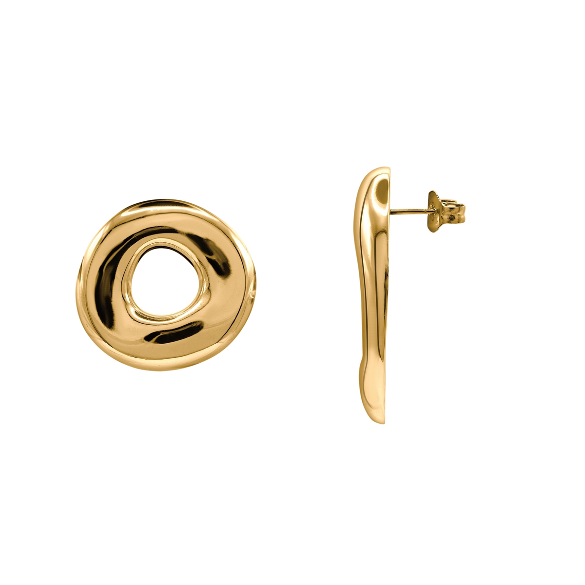 Ohrringe Damen Edelstahl Isadora in Gold von Heideman