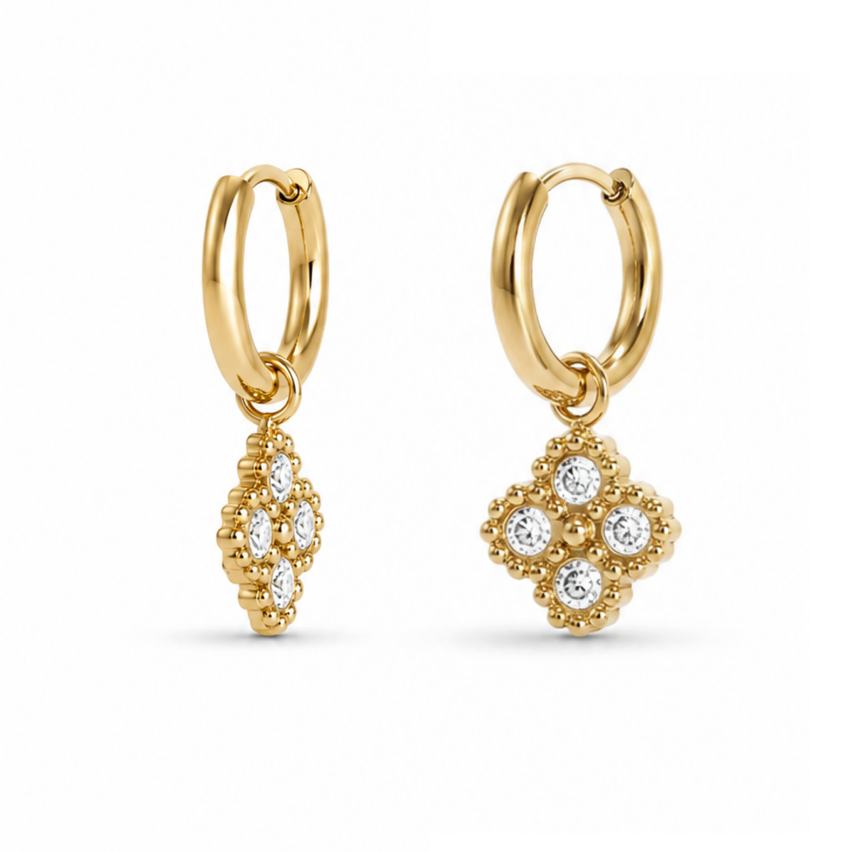 Ohrringe Damen Gold Orelia goldfarben - Produktansicht