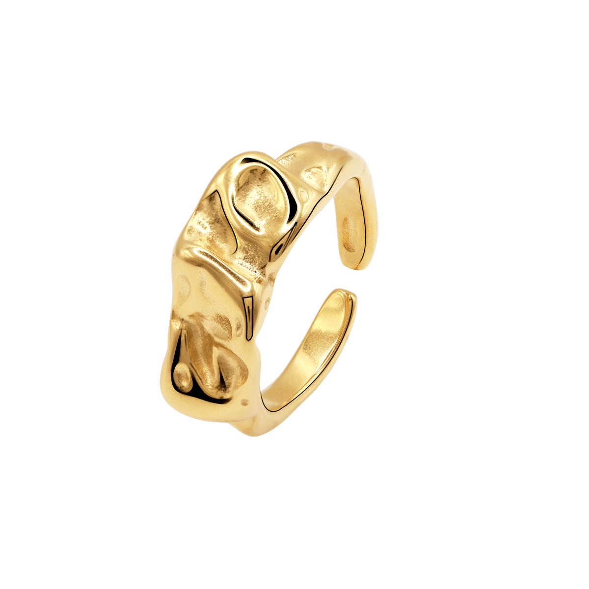 Ring Damen Gold Maple in Gold – Detailansicht der nahtlosen Verarbeitung