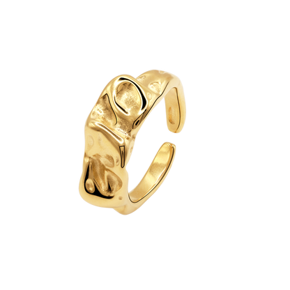 Ring Damen Gold Maple in Gold – Detailansicht der nahtlosen Verarbeitung