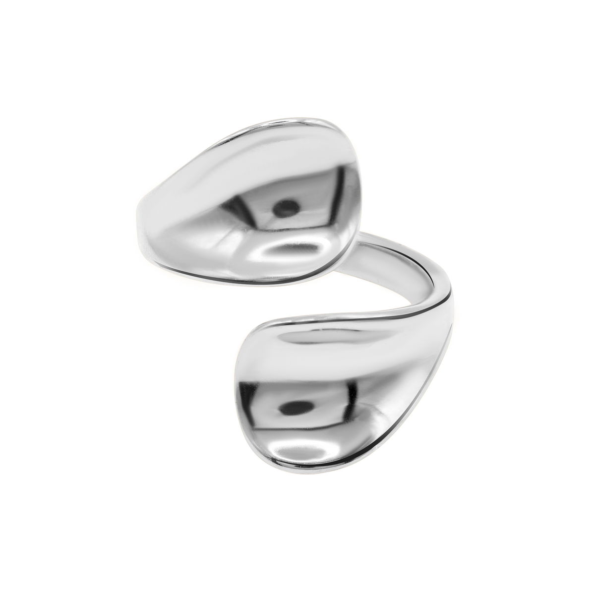 Ring Damen Edelstahl Nelea Silber Produktansicht