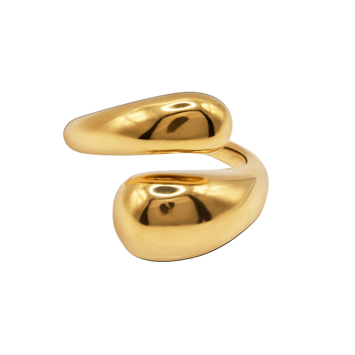 Ring Damen Edelstahl Elani Gold Produktansicht