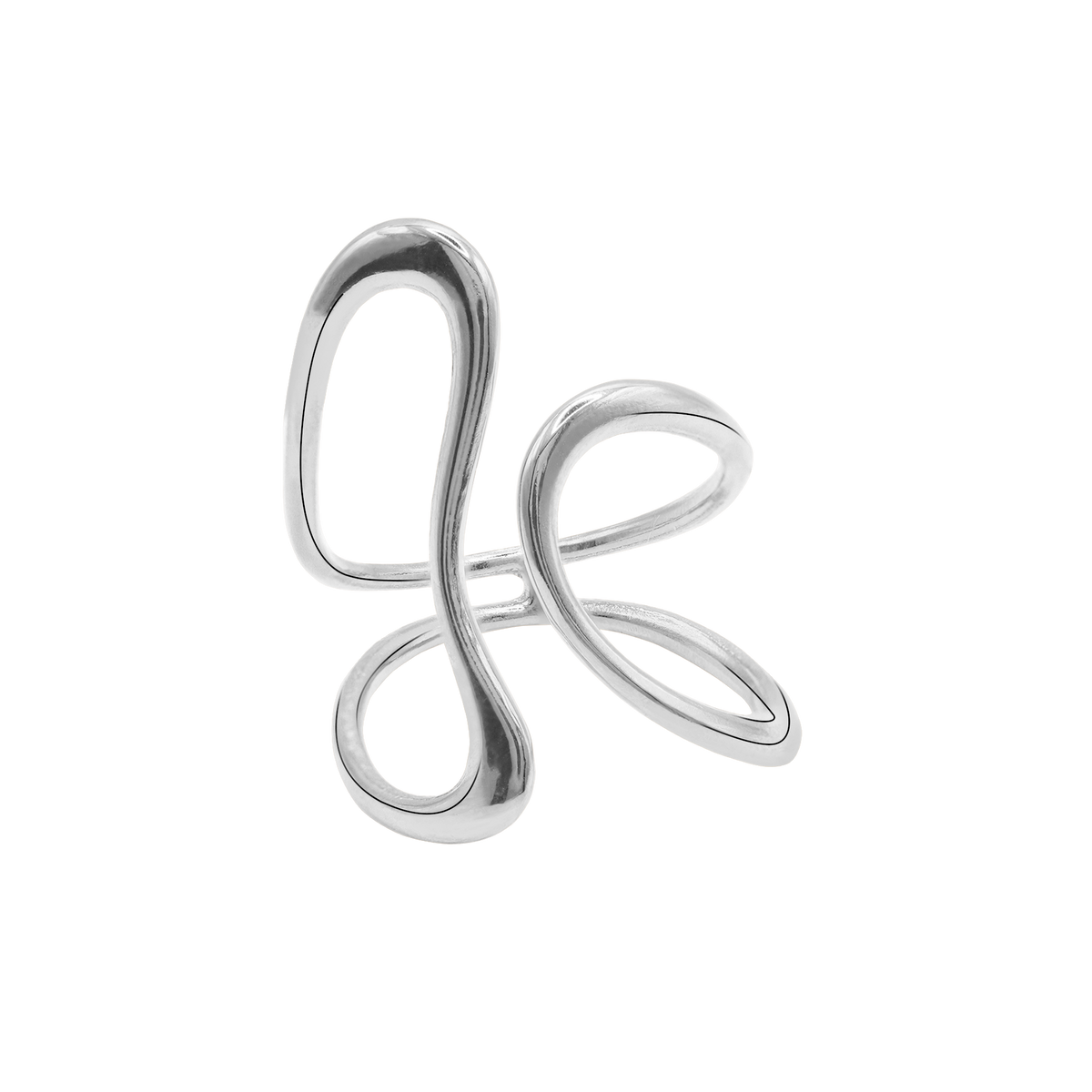 Ring Damen Edelstahl Enola Silber Produktansicht