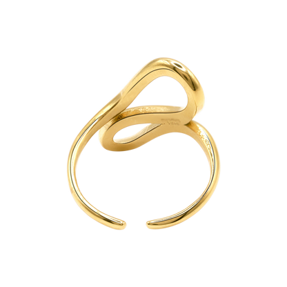 Ring Damen Gold Julea in Gold – gestylt kombiniert zum Outfit