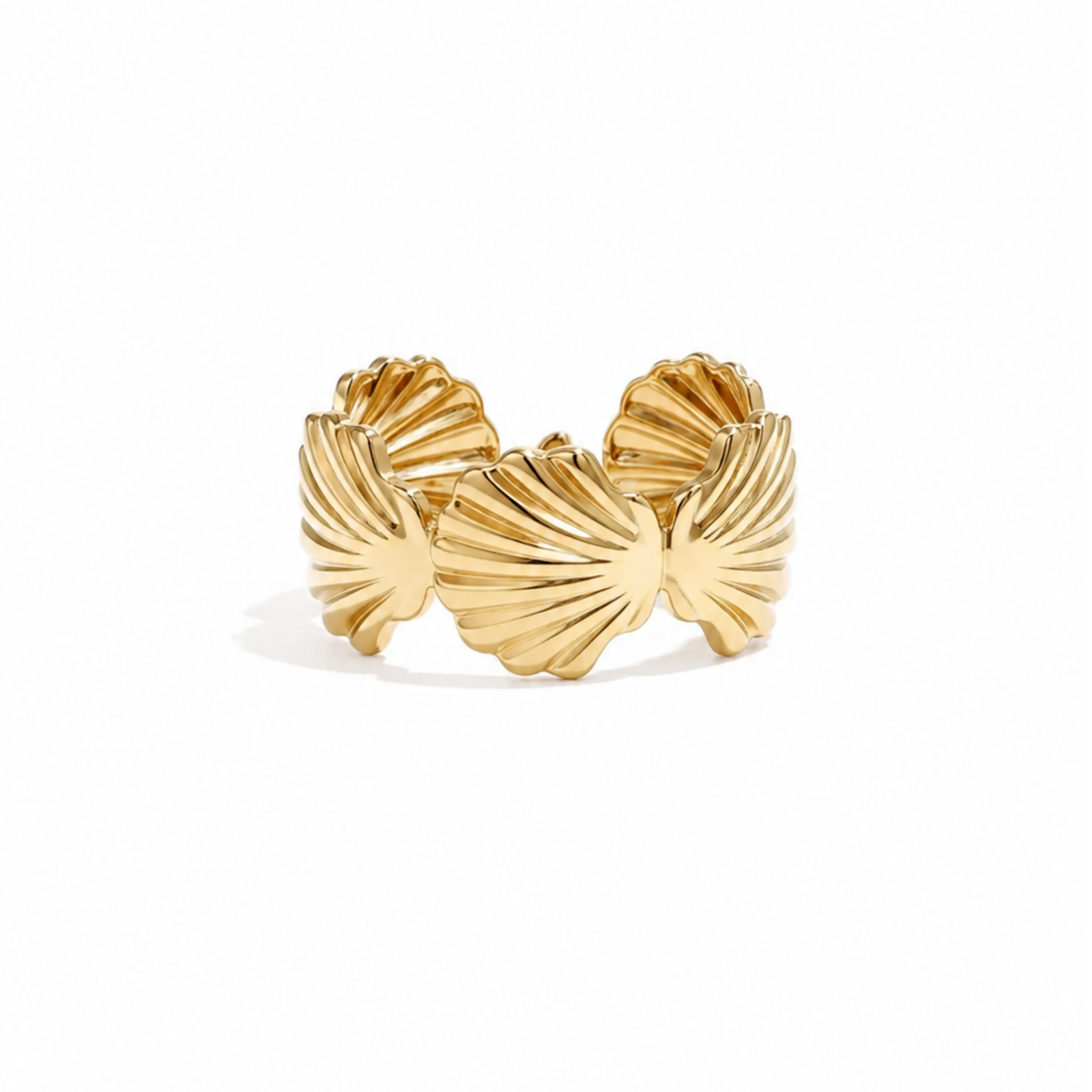 Ring Damen Gold Gemma goldfarben aus Edelstahl - Produktansicht