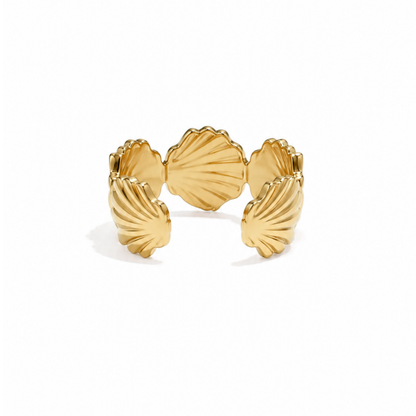 Ring Damen Gold Gemma goldfarben - gestylt zum Outfit