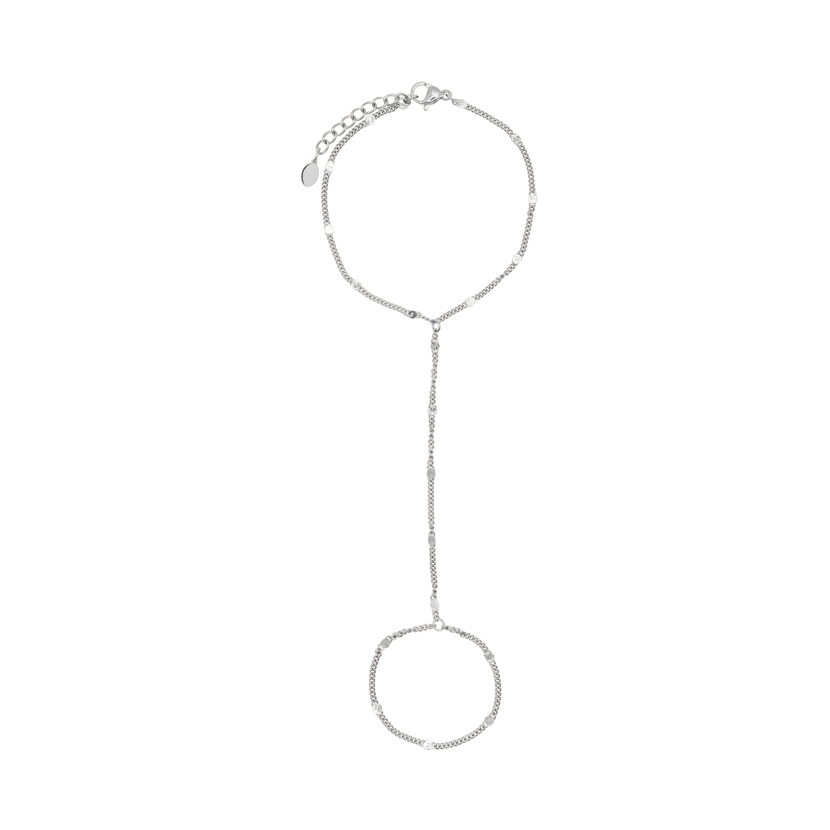 Handkette Damen Edelstahl Blythe in Silber schlichtes Design