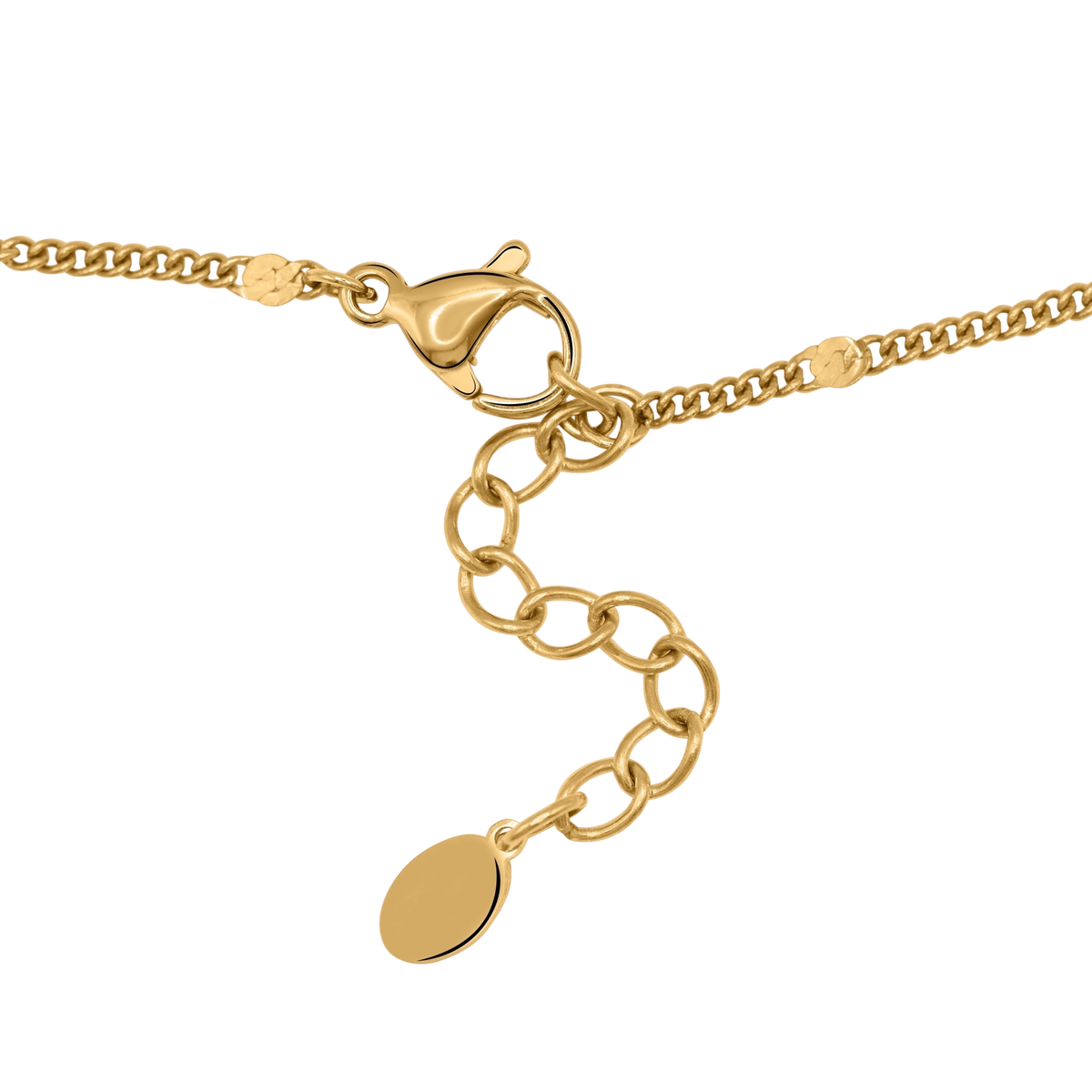Handschmuck Damen Blythe Gold zum Outfit kombiniert