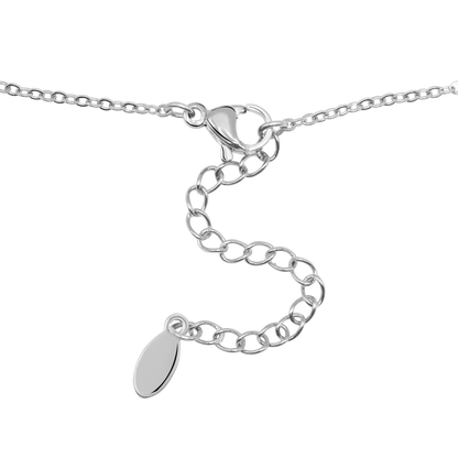 Handkette Damen Edelstahl Poppy Silber in der Geschenkbox