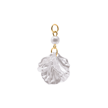 Charm Damen Edelstahl Arabella in Gold mit weißer Perle