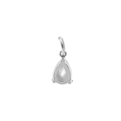 Charm Damen Edelstahl Malys in Silber mit Maßangaben