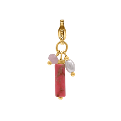 Charm Damen Edelstahl Enisa in Gold mit Maßangaben