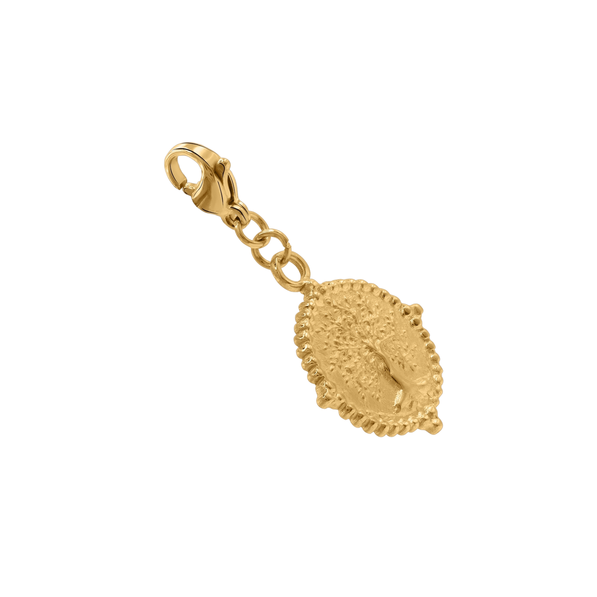 Charm Damen Edelstahl Zayna in Gold, Seitenansicht
