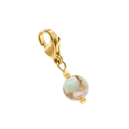 Charm Damen Edelstahl Selja in Gold, Seitenansicht