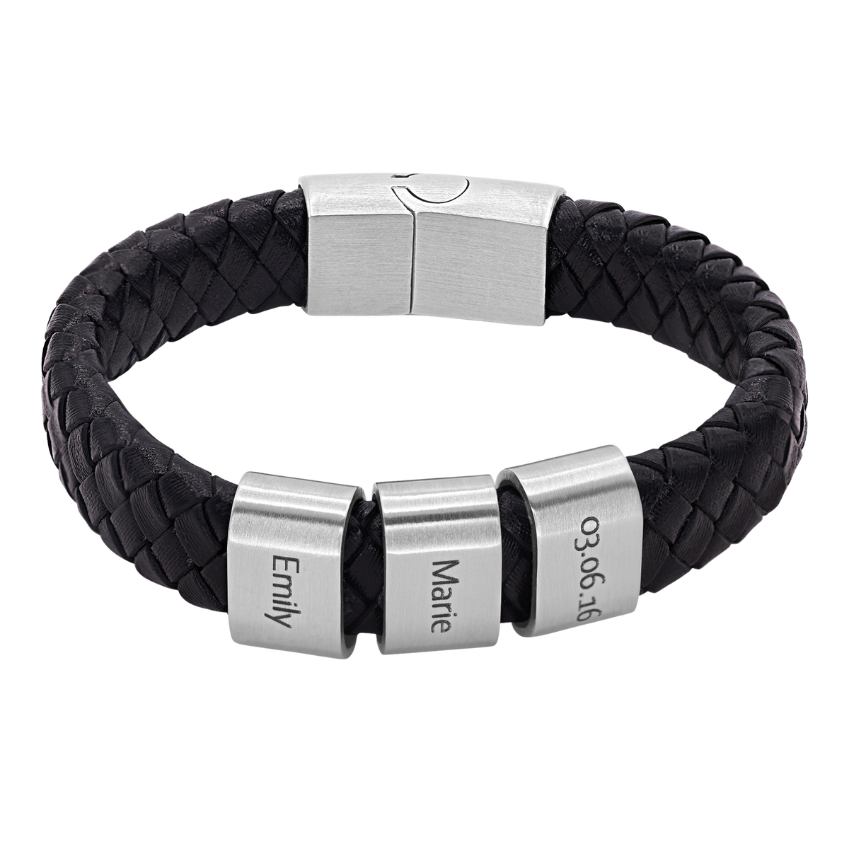 Lederarmband Titus - 3 Elemente