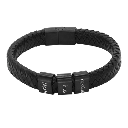 Lederarmband Titus - 3 Elemente