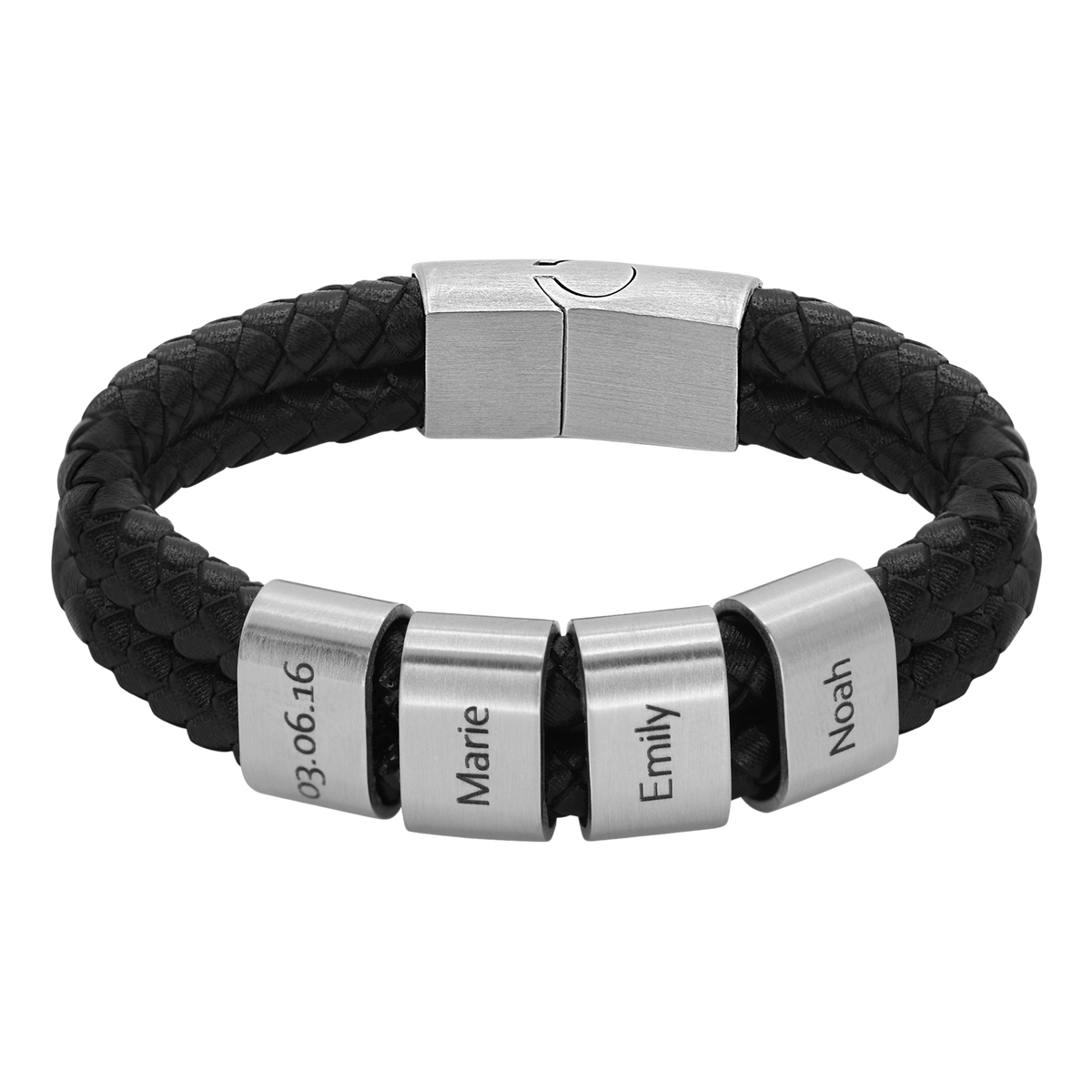 Lederarmband Elian - 4 Elemente