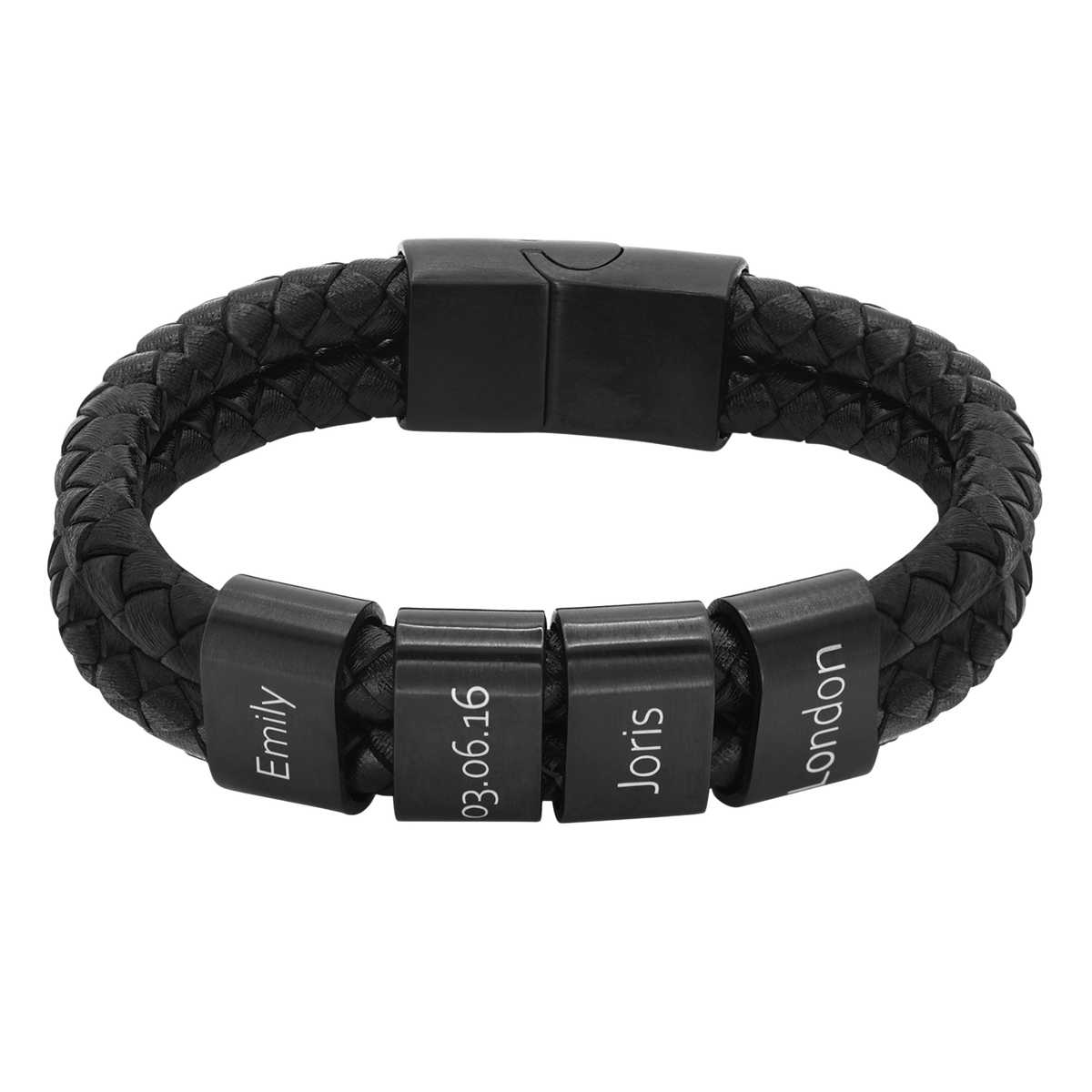 Lederarmband Elian - 4 Elemente