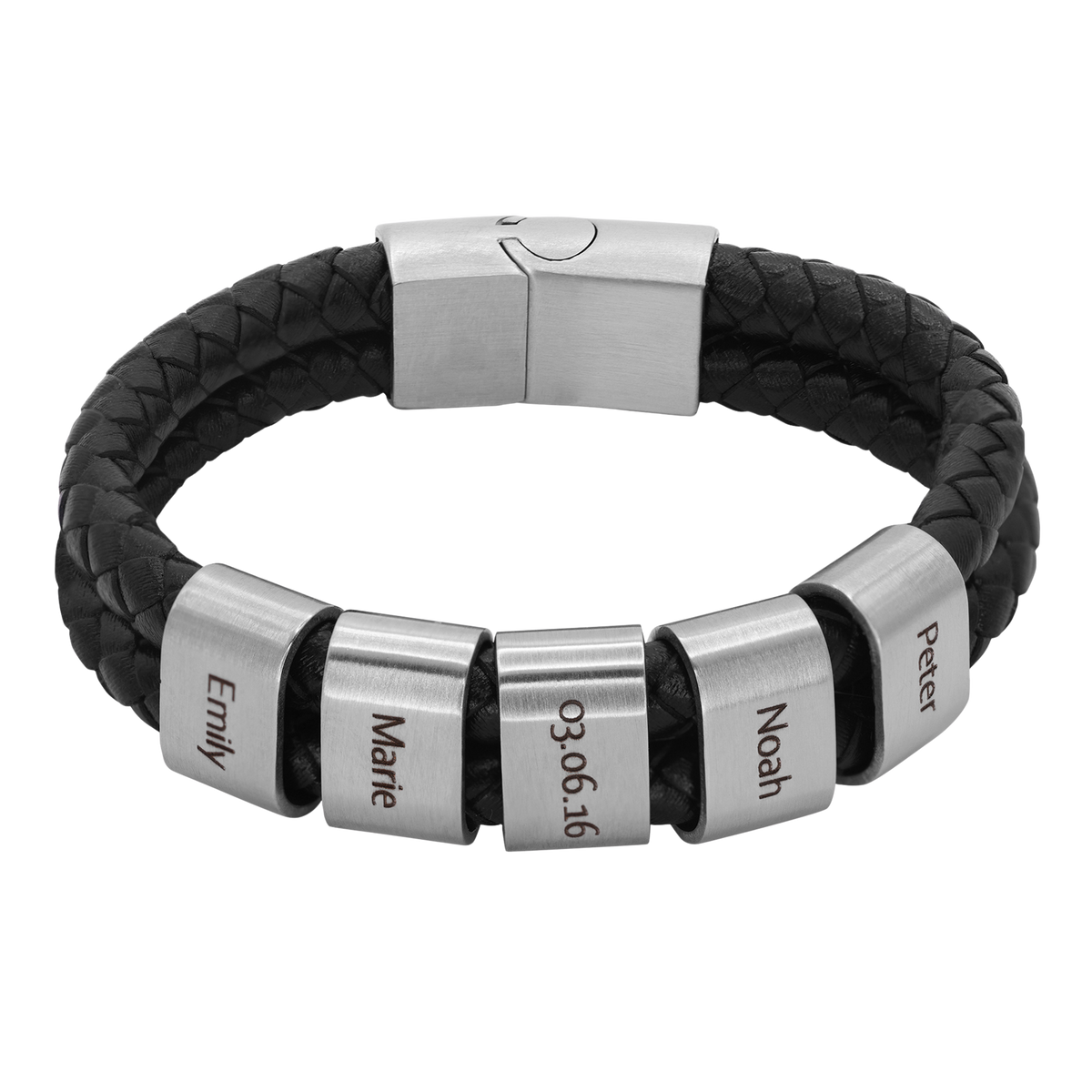 Lederarmband Elian - 5 Elemente